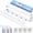 2PC*5 Line, variant on Retractable Multi-Line Clothesline Dryer, 5 Line 12.3Ft, with No-Drill Adhesive Screw Kit, Retractable Clothesline Outdoor Indoor, Space Saving Cloth Drying Line for Balcony Laundry (1PC*4 Line)