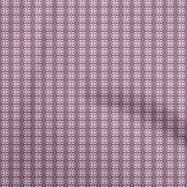 oneOone Rayon Dark Magenta Fabric Asian Kilim Sewing Craft Projects Fabric Prints By Yard 56 Inch Wide