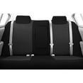 thumbnail image 2 of CalTrend Rear 40/60 Split Back & Solid Cushion Tweed Seat Covers for 2006-2007 Hyundai Sonata - HY126-03TT Charcoal Insert with Black Trim, 2 of 2