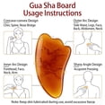 thumbnail image 5 of Uxgjfwu Resin Gua Sha Massage Tool, Ergonomic Board for Muscle Relaxation and Body Massage, Natural Stones Finish for Face and Body Care, 5 of 5