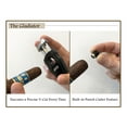 thumbnail image 5 of Prestige Import Group - The Gladiator 2 in 1 V-Cut & Punch Steel Body Cigar Cutter with Stainless Steel Blades - Color: Onyx Black, 5 of 7