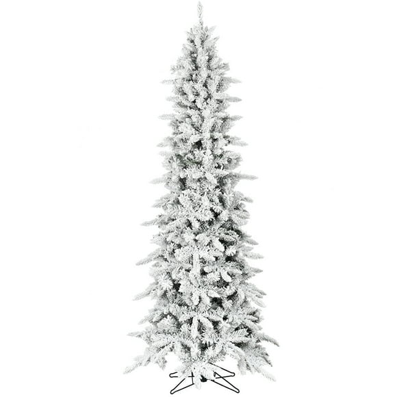 Árbol de Navidad Fraser Hill Farm, pino de montaña cubierto de nieve, 7.5 pies