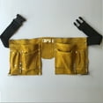 thumbnail image 3 of Quality leather tool belt, Father's Day gift for handyman, carpenter, joiner, 3 of 5