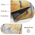 thumbnail image 6 of 2x3 Ft Entryway Area Rug, Fall Forest Kitchen Rug Runner Washable Floor Mat, Watercolor Orange Branches Non Slip Indoor Door Mat Throw Carpet for Bathroom Living Room Bedroom, 6 of 8
