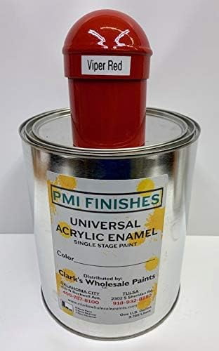 PMI Acrylic Enamel Single Stage Paint Gallon, Viper Red)