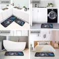 thumbnail image 5 of GZHJMY Kitchen Rugs 2 Piece Waterproof Non Slip Kitchen Mat Starry Night Wolf Kitchen Rug Set for Sink Office Kitchen Cafe, 19.7"x47.2"+19.7"x27.6" Carpet Runner, 5 of 7