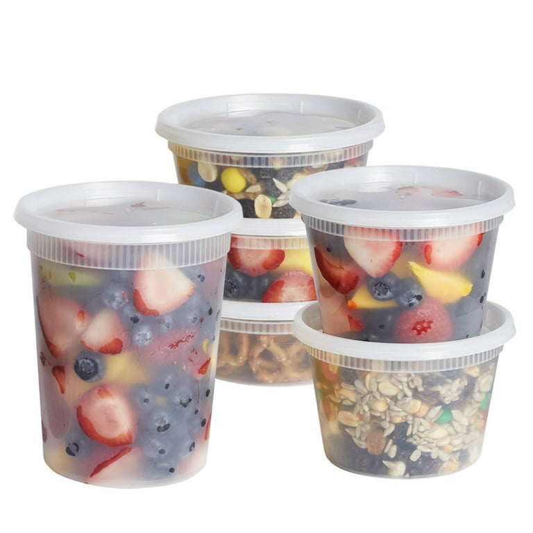  SHPii 88 oz. Square Clear Deli Containers with Lids, BPA-Free,  Freezer and Microwave Safe Food Storage Containers, Reusable for Kitchen  Storage, Meal Prep, Take-out, Restaurant Supplies.(10 packs): Home & Kitchen