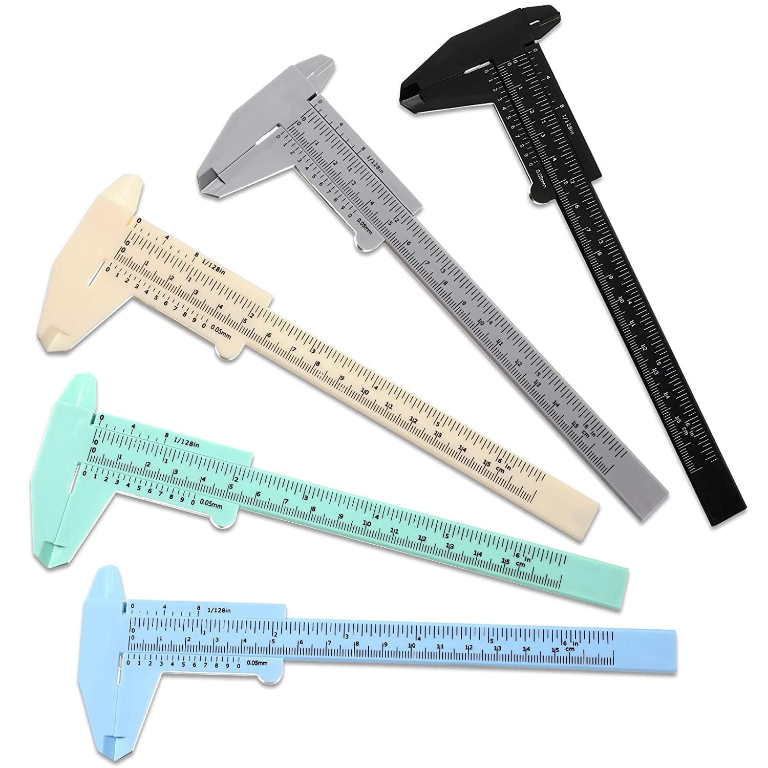 10 PCS 5.91Plastic Caliper Vernier Caliper Double Trinidad and Tobago