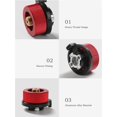 thumbnail image 2 of Camping al aire libre Senderismo Estufas Adaptador Convertidor de horno de gas dividido (Rojo), 2 of 4