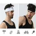 Mens Athletic Headbands Sweatbands for Workout, Running, Yoga