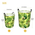 thumbnail image 5 of Balery Kiwi and Avocado Round Laundry Basket with Handles Waterproof Freestanding Laundry Hamper for Clothes Toys in the Dorm and Family-Medium, 5 of 8