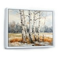 thumbnail image 2 of Designart "Neutral Toned Birch Grace III" Tree Birch Floater Framed Wall Decor, 2 of 5