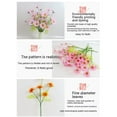 thumbnail image 3 of LOVE DOCK 10 Pieces Artificial Flower Daisy Home Decoration Chamomile Fake Flower Photography Props Silk Flower, 3 of 6