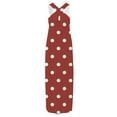 thumbnail image 4 of Robes d'Été pour Femmes, Robe Décontractée Ample Imprimée d'Été, Robe de Plage Sans Manches, Robes Petites en Liquidation, 4 of 5