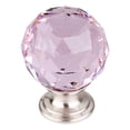 thumbnail image 2 of Top Knobs Tk118 Pink 1-3/8" Round Cabinet Knob From The Crystal Collection, 2 of 2