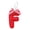 F, variant on E Christmas Alphabet Fabric Pendant Letter For Tree Holiday Decoration And Festive Displays Use Celebrations