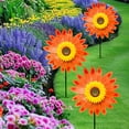 thumbnail image 4 of FAMTKT Wind Spinners Outdoor for Yard and Garden, Large Wind Spinners Sunflower Windmill Bidirectional Outdoor Garden Spinners Windmills for Yard Decor Gifts, 4 of 7