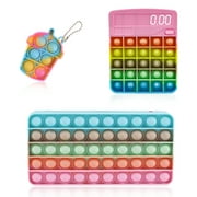 Multitrust Silicone Decompression Toy Set Bright Color Squeeze Stationery Box