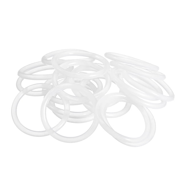 Unique Bargains Silicone O-Rings, 27mm Inner Diameter, 33mm OD, 3mm Width, Seal Gasket 20pcs