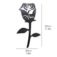 thumbnail image 6 of Cheapark Mom Floral Garden Sculpture 2 Piece Set Everlasting Flower For Outdoor Yard Mom Gift Gift, 6 of 6
