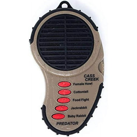 Cass Creek Ergo Predator Call Handheld Electronic Game Call CC010 Compact Design 5 Calls In 1 Coyote Call Expert Calls for Everyone
