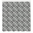 thumbnail image 2 of Ambesonne Damask Grey Shower Curtain, Vintage Floral Damascus, 69"Wx70"L, Dimgray and White, 2 of 4