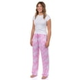 thumbnail image 3 of Barbie Pajamas All Over Logo Design Adult Lounge Sleep Pants, 3 of 7