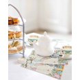 thumbnail image 4 of Easter Kitchen Dish Towels for Drying Dishes Set of 2, Spring Grey Bunny Colorful Eggs Tree Butterfly Waffle Weave Microfiber Hand Tea Bathroom Towels Quick Dry & Absorbent Towel 12x12, 4 of 7