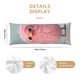 thumbnail image 3 of Balery Adorable Pink Fluffy Birds Funda Protectora para Almohada Corporal de Algodón Hipoalergénico con Cierre(55 x 21 pulgadas), Almohadas No Incluidas, 3 of 5