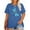 New-Blue-3, variant on XCHQRTI Women Dragonfly Tshirt Plus Size Short Sleeves Graphic Casual Loose Tee Tops