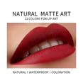 thumbnail image 4 of Cross-border matte lipstick color-enhancing moisturizing lip gloss easy to color lip glaze cross-border special rotating lipstick pen No. 6, 4 of 4