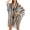 black and white, variant on liilaimic Women's Swimwear Cover Ups Mesh See Through Colorful Bikini Cover Up Swimwear Fringe Cardigan for Beach Pool Vacation
