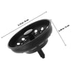 thumbnail image 2 of FENGGUIQU 2Ud Colador Tapón Para Drenaje De Cocina De Negro Con Seguro, 2 of 8