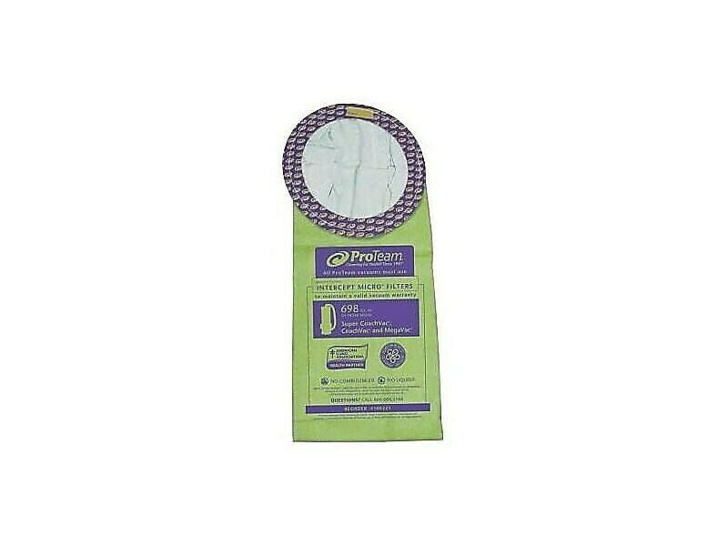 Details about   ProTeam Micro Filter Bags Green/Purple 10/Pack 812348 100331 