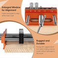 thumbnail image 4 of Self-Centering Doweling Jig Kit, Drill Guide Case Set, Dowel Jigs Woodworking Tools, 4 of 5