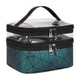 thumbnail image 1 of Bolsa de Almacenamiento Portátil, Estuche de Maquillaje de Doble Capa Tpu y Cuero para el Uso del Hogar o los Vieges, 1 of 8