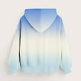 thumbnail image 4 of YunPes Trendy Oversized Hoodies for Girls Gradient Long Sleeve Hooded Sweatshirts with Pockets Teen Daily Athletic Pullover, 4 of 8