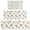 White Highland Cow, variant on Beige Highland Cow Flower Cartoon Pattern Kitchen Rugs Sets Of 3,Kitchen Runner Rugs Non Skid Washable,Decorative Kitchen Floor Mats for Kitchen,Sink,Laundry,17"x30" 17"x47" 17"x59"