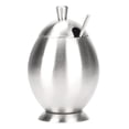 thumbnail image 5 of Egg Shaped Condiment Container Stainless Steel with Spoon Oval Condiment Jar For Spice Sugar Kitchen Resturant, 5 of 5