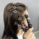 thumbnail image 2 of 8 horquillas con diamantes de imitación, pinzas de pico de pato, accesorios para el cabello para mujeres, 2 of 5