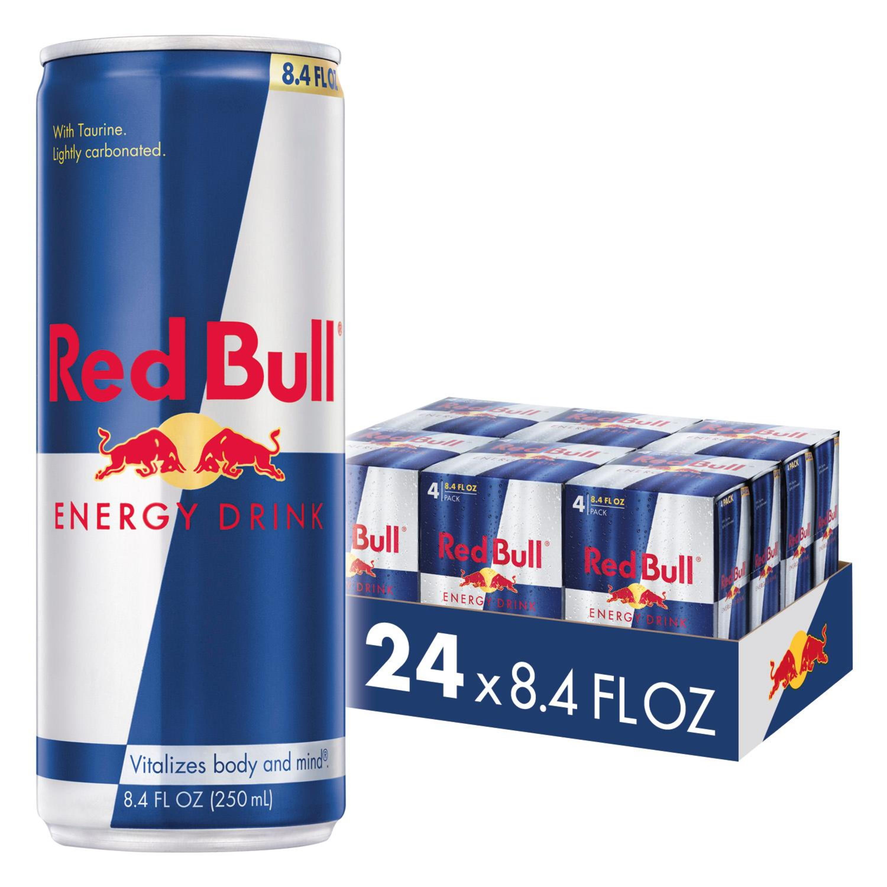 Red Bull Energy Drink 8 4 Fl Oz 6 Packs Of 4 Cans Walmart
