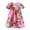 Pink, variant on Hrsba Kids Summer Dress,Summer New Fashionable Printed Dress For Girls Super Flower Sweet Short Sleeved Princess Skirt ,Casual Sleeveless Dress for Girls,Pink ,6 Years