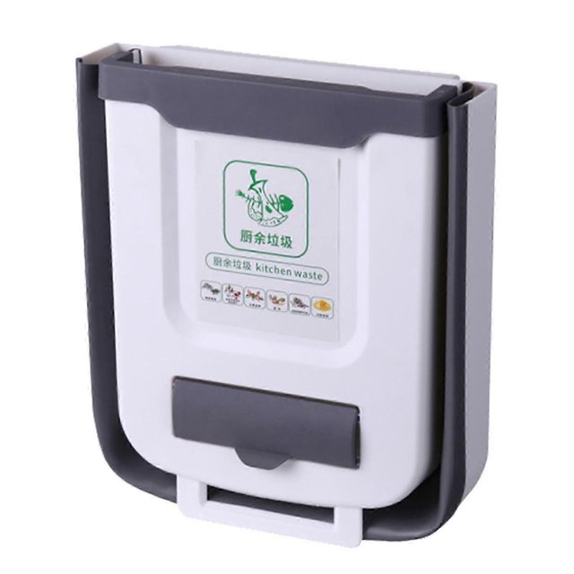 7L/10L Hanging Trash Can for Kitchen Large Capacity Recycling Garbage Basket Wall Mounted