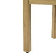 thumbnail image 5 of Christopher Knight Home Linen Upholstered Dining Chair, Accent Armchair with Solid Wood Frame, Natural+Beige, Set of 4, 5 of 11