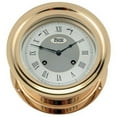 thumbnail image 1 of 10" White and Gold Traditional Round Shaped Bell Clock, 1 of 1