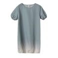 thumbnail image 5 of Gvmfive Womens Summer Casual Short Sleeve Gradient Loose Dress Plus Size, 5 of 5