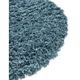 thumbnail image 6 of Unique Loom Infinity Shag Collection Area Rug - Jinko (5' 1" Round Aegean Blue), 6 of 7