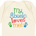 thumbnail image 4 of Inktastic My Abuelo Loves Me Boys or Girls Long Sleeve Baby Bodysuit, 4 of 5