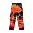 thumbnail image 6 of Goofa Skull And Flag Usa Pattern Printed Soft Pajama Pants for Men, Wide Leg Comfy Casual Lounge Yoga Pants-XX-Large, 6 of 9