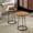 Set of 2 End Tables, variant on Manora Round End Table Small Side Table for Living Room Bedroom Corner Table Drink Table, Red Brown Oak Finish